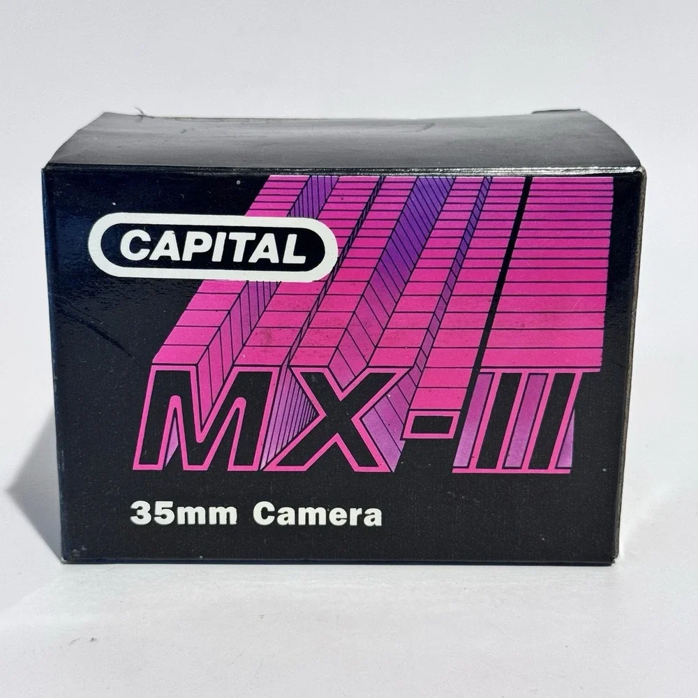 Vintage Capital 35MM Point & Shoot Retro Camera MX-11 w Case Strap‎ Original Box